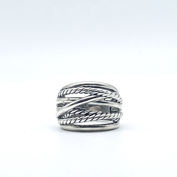 David Yurman Jewelry - EUC David Yurman Crossover Wide Ring